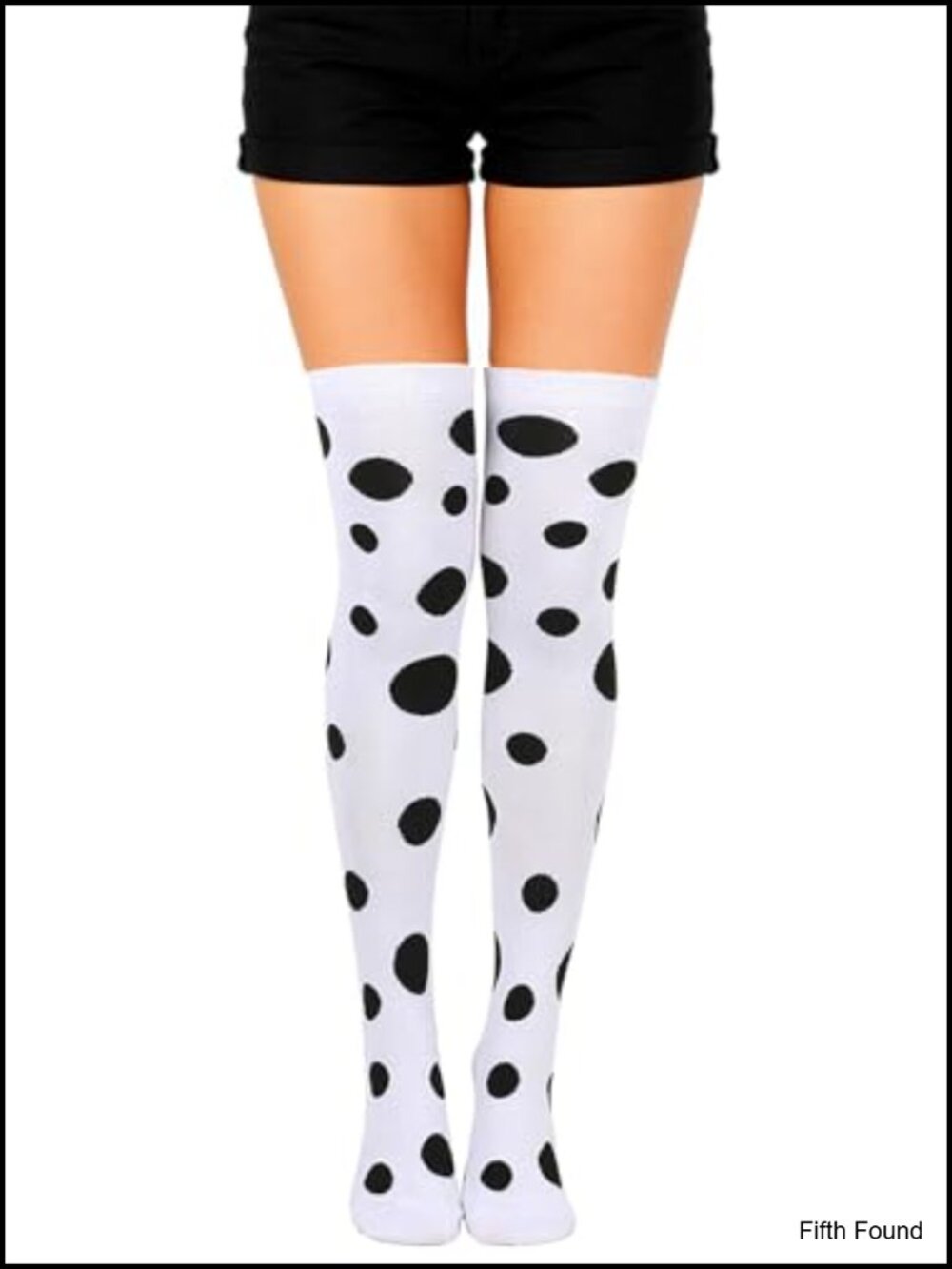 Thigh High Polka Dot Over Knee Socks Retro Long Stockings